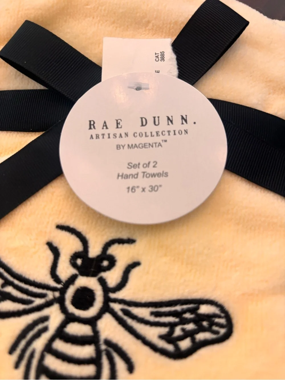 Rae Dunn Bee Hand Towel & washcloth set